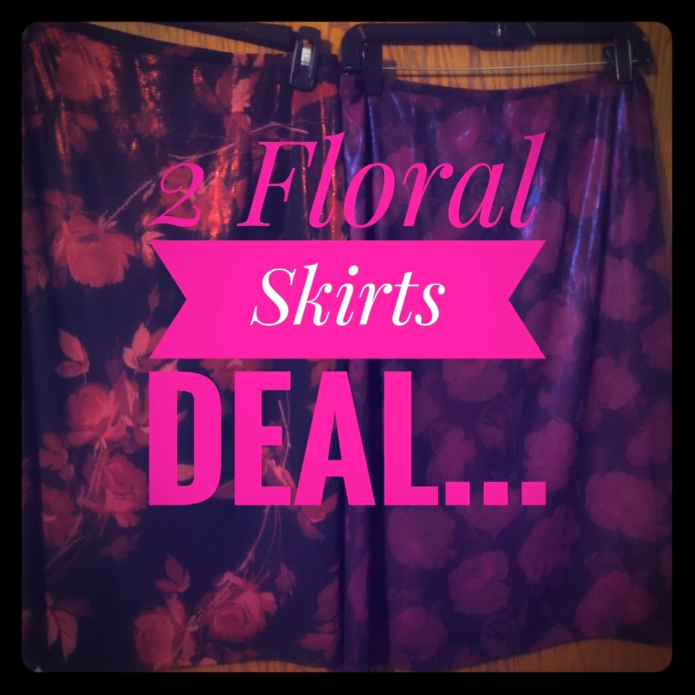Ladies Express Floral Skirts...